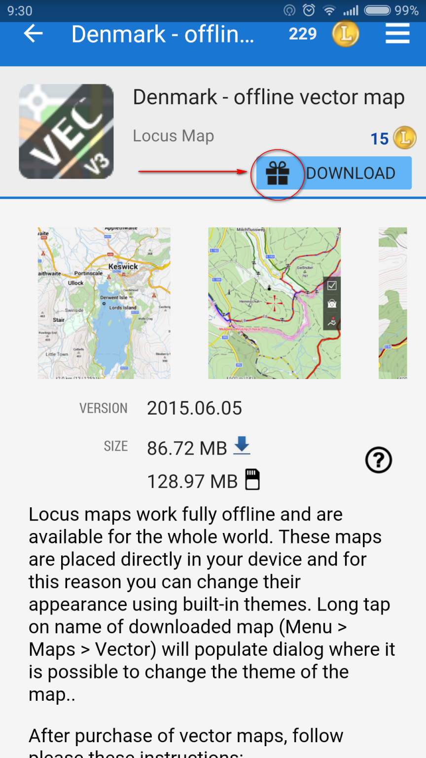 Locus Maps for free?