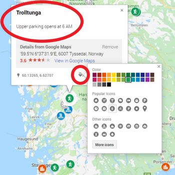create a custom map google