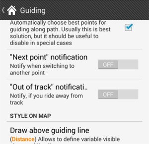 Notification settings