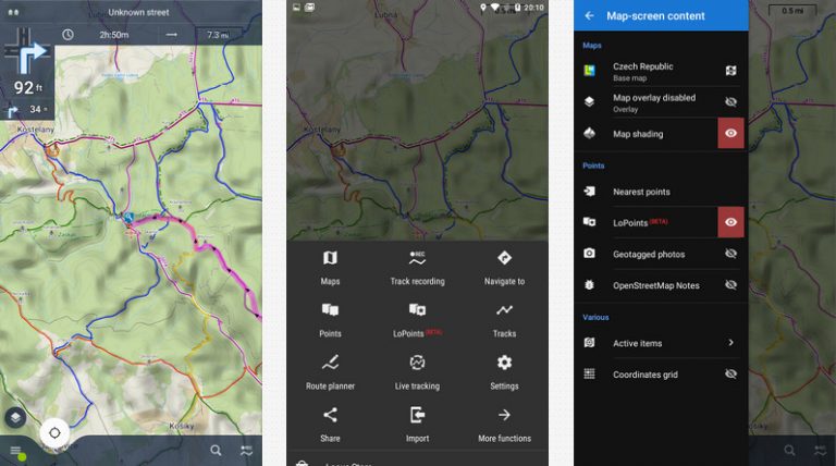 locus map galaxy watch