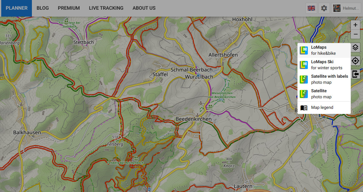 How to use Locus Map on a PC?