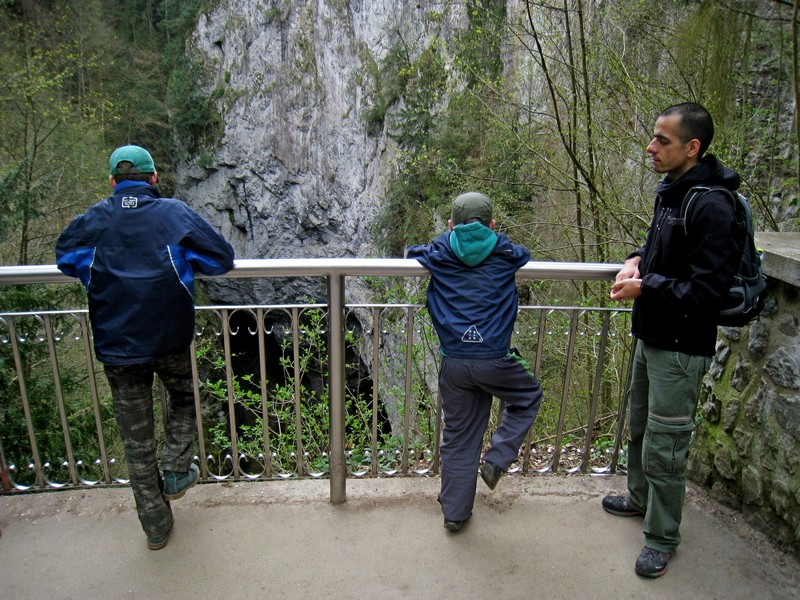 View from the lower bridge