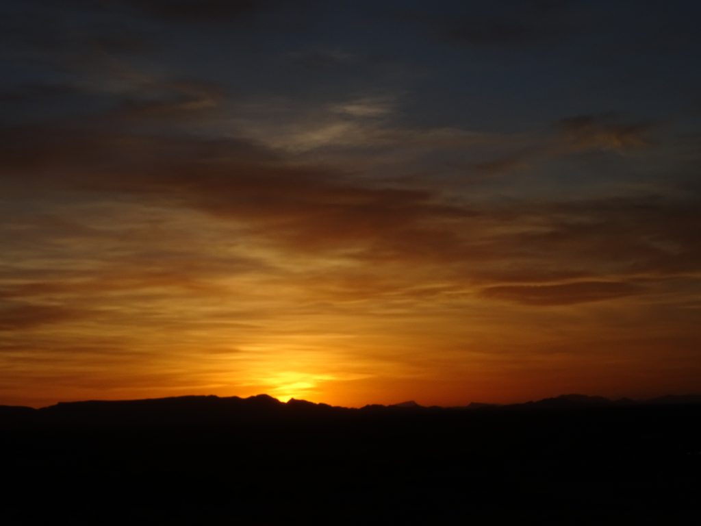 Sunset in Merzouga