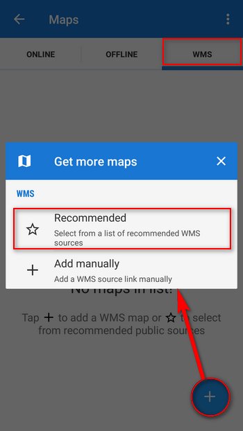 Choosing Recommended WMS Channels