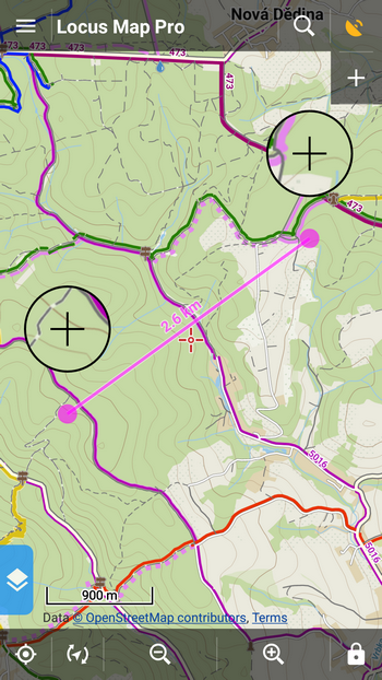 More precise quick distance measuring