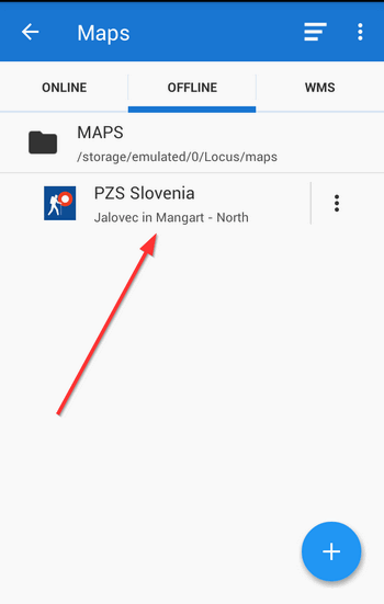 PZS map in map manager