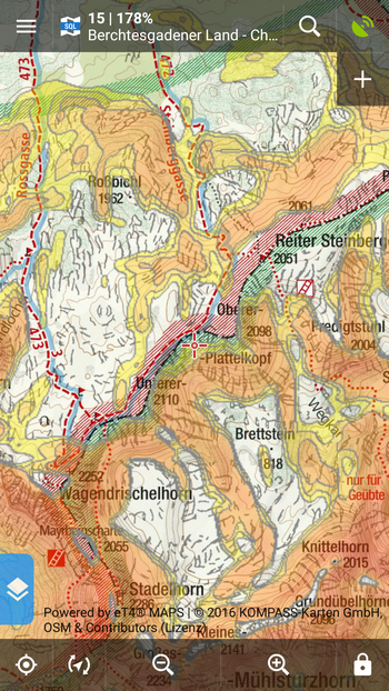 Kompass map